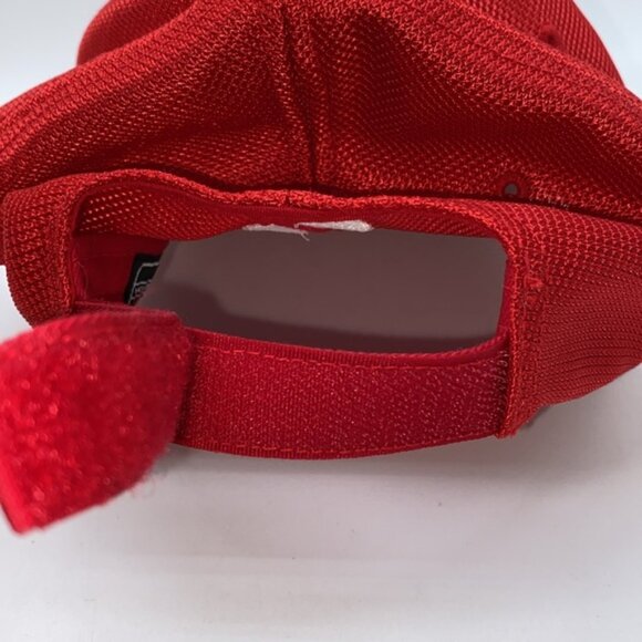 Taylormade Mens Golf Hat R7 Red Mesh White Cap Adjustable Hook & Loop Tmax Gear - Picture 12 of 13